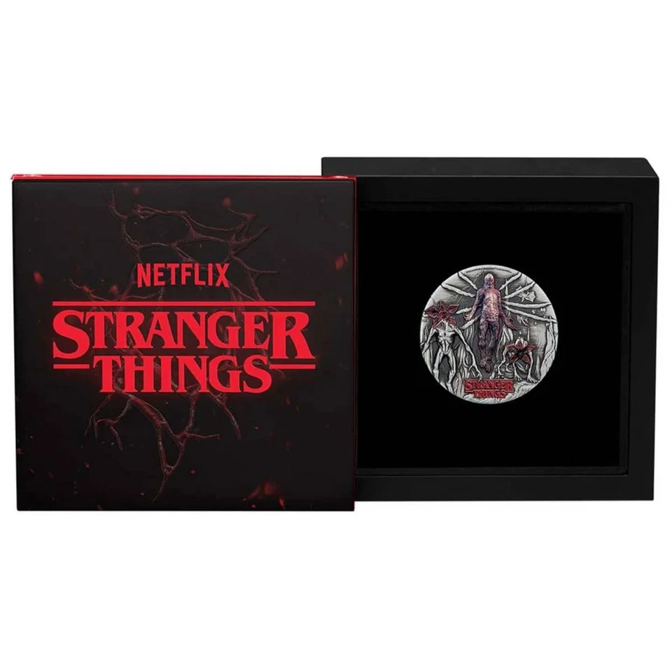 Stranger Things Villains 2026 $2 2 oz Silver Coin  Tuvalu  Perth Mint - Image 3 of 4