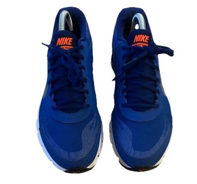Nike Reax Run Sneakers Size 6Y Blue Nike Reax 8 TR Mesh Blue Cross Training Shoes | Mercari main image 4