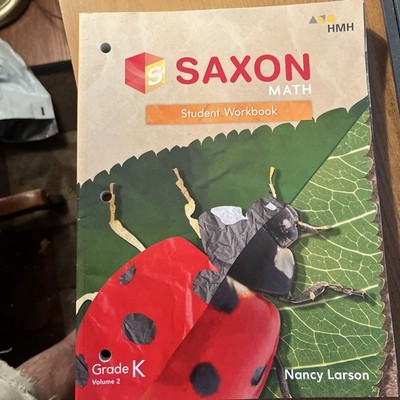 Saxon Math Kindergarten Student Workbook Set Volume  2, 2018 Workbooks Grade K