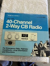 Vintage Realistic TRC-415 CB Radio 40 Channel in Box 2-Way CB Radio Rare used