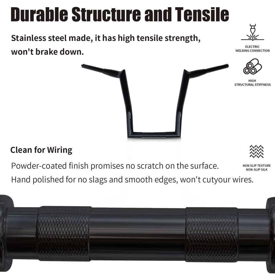 Manillar para Harley David CVO Road Glide Ultra ST, Road Glide2006-24 negro Foto 4 de 4