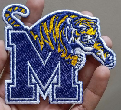 Memphis Tigers NCAA Team Logo Iron On Patch - Sew Patch - Embroidered Patch