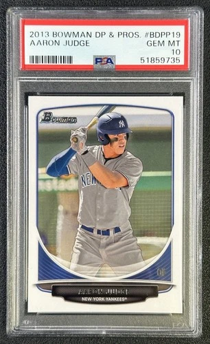 AARON JUDGE PSA 10 2013 BOWMAN DRAFT PICKS PROSPECTS #BDPP19 YANKEES 9735