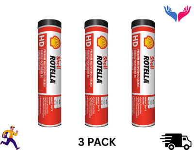 3 Pack - Shell Rotella 550049925 14OZ Rotella HD Grease Free Shipping