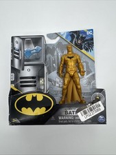 Spin Master DC 4” Metallic Gold Rebirth Batman Damaged Box