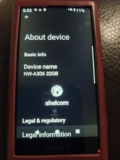 Sony Walkman NW-A306 32GB Hi-Res Music/Video Player. Runs Android 14.