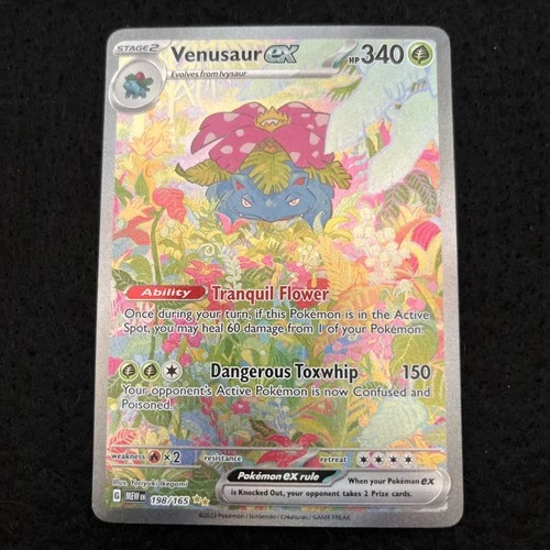 Pokémon TCG Venusaur EX Card 198/165 SV Sir Scarlet & Violet 151 NM