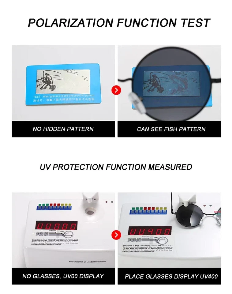 Retro Runde Polarisierte Sonnenbrillen 60er/70er Jahre Herren Damen – Lennon ... - Bild 4 von 4