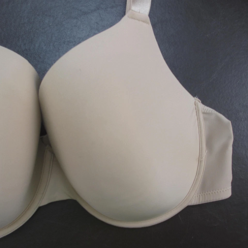No Boundaries Bra Womens 40D Beige Underwire T-Shirt Padded Molded Adjustable - Image 4 of 4