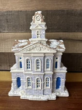 Byron Molds Ceramic Handpainted Courthouse 1984