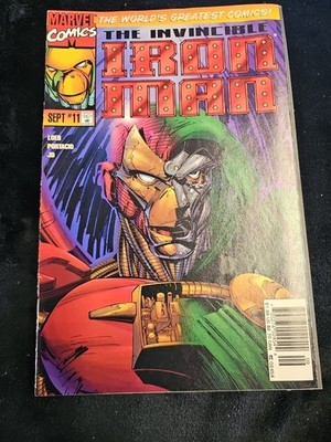 The Invincible Iron Man #11 Doctor Doom Robert Downey Jr. MCU Marvel Sept. 1997