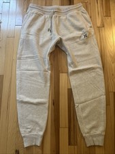 Hurley Sweatpants Gray Logo Jogger Pockets Drawstring XL EUC