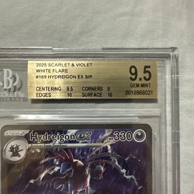 Pokémon TCG Hydreigon EX Card 169/086 Sv: White Flare SIR Beckett