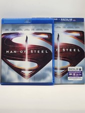 Man of Steel Blu-ray DVD 2013 Zack Snyder Henry Cavill Kevin Costner Action