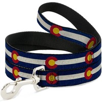 Dog Leash Colorado Flags2 Repeat Vintage (Us Import)