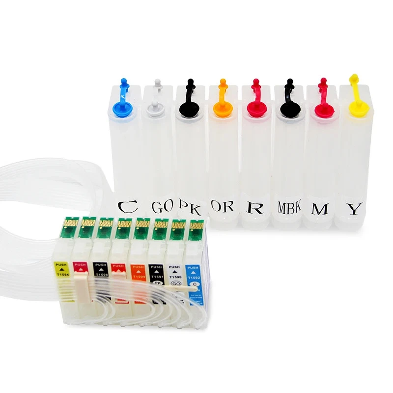 T0591 - T0599 Continuous Ink Supply System for Epson R2400 Printer Ciss - Image 3 of 4