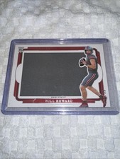 2025 Panini NT Collegiate - Rookie Silhouettes Will Howard #RS-WHD /99 (MEM,RC) 