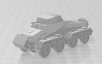 Bolt Action - Sd.Kfz.231 8-rad - 28mm (1:56) Scale
