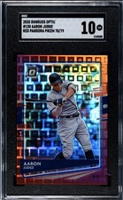 2020 Donruss Optic #130 Aaron Judge RED PANDORA PRIZM /79 