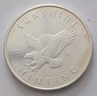 Sunshine Mint 1 oz .999 Fine Silver Round
