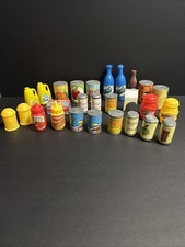 Lot Of Pretend Play Grocery Store Food Items 27 Pieces Used with Wear And Damage