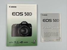 New Original Canon EOS 50D Instruction Manual  Pocket Guide - English