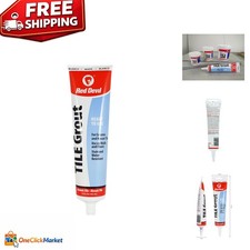 White Pre-Mixed Tile Grout Squeeze Tube, 5.5 oz - Made in USA, Quick Cleanup