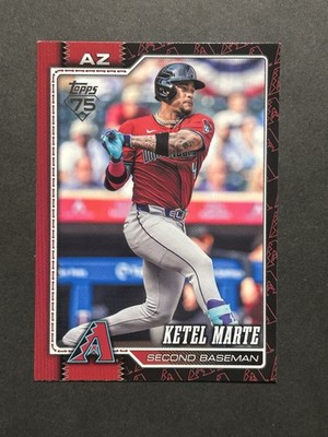 Topps 2026 Series Two Ketel Marte Team Logo Diamondbacks SP #459