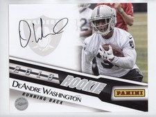 2016 Panini National Convention VIP Party 8x10 Auto DeAndre Washington Auto 0g4