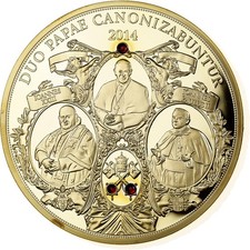 Vatican, Médaille, Canonisation par François, 2014, Bronze, SUP