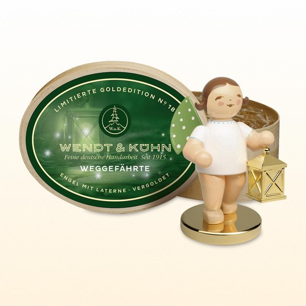 Wendt & Kühn Limitierte Goldedition N°18 WeggefäHrte Engel Mit Laterne Neu 2025-image