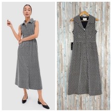 New Tuckernuck S Pomander Place Noelle Eyelet Midi Shirt Dress Collared Maxi NWT