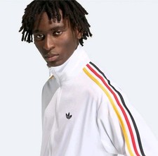 Rare adidas Firebird Germany Tracksuit KD3844 KD3833 WM26 Black Red Gold Last1 L