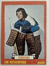 1973-74 Topps - Jim Rutherford #59 Pittsburgh Penguins HOF  VG-EX H1