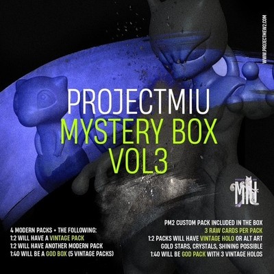 ProjectMiu Pokemon Box Vol.3 Look For God Boxes and God Packs