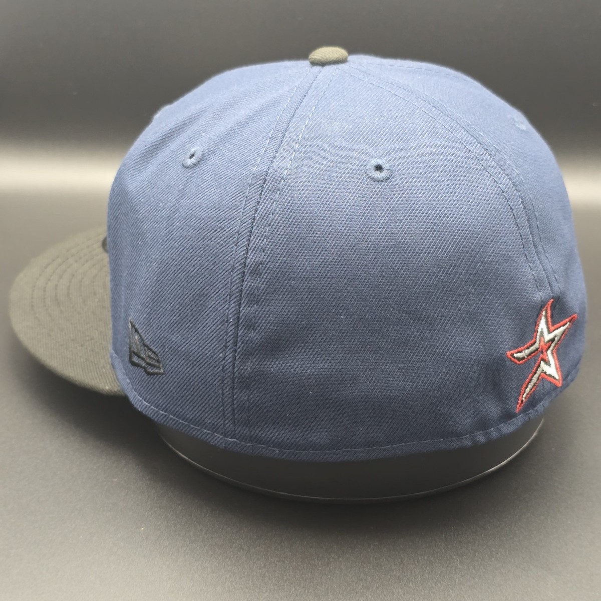 NEW ERA EXCLUSIVE HOUSTON ASTROS 7 3/8s FITTED BALLCAP BLUE FLAME