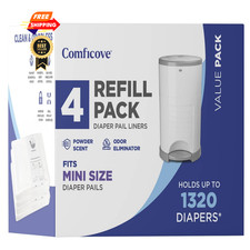 Comficove Refills Compatible with DEKOR MINI 4 Count Pack of 1 , White