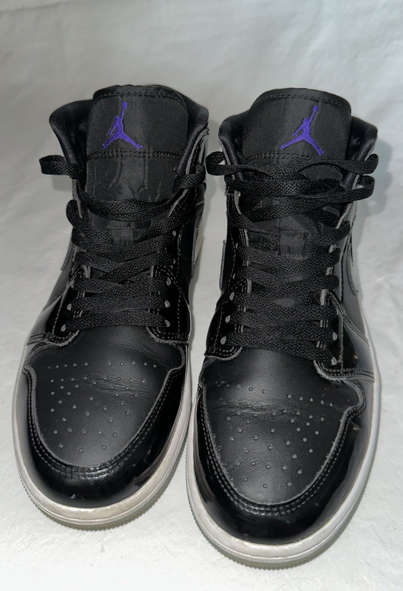Air Jordan 1 black very good shape almost new without box Jordan | Shoes | Air Jordan Mid Mens Size 1 Black Used But  main image 2