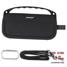 Soft Silicone Cover Case for Bose New SoundLink Flex Portable Black Cover