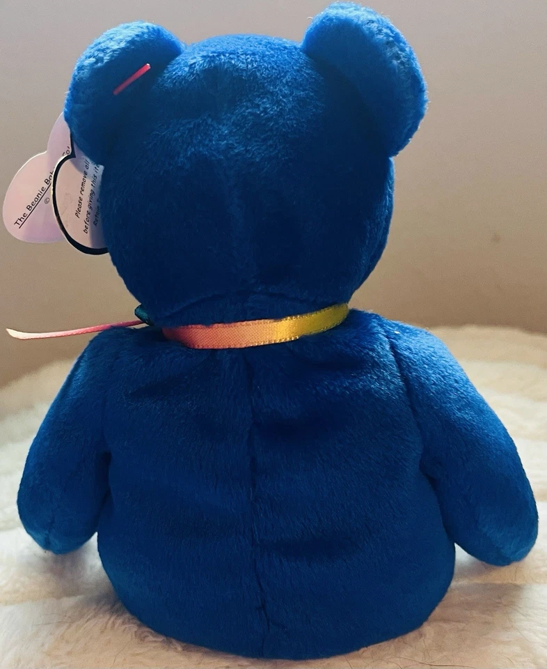 Collectible 1998 Rare Vintage Ty Beanie Baby Retired “Clubby”With Tag & Errors - Image 2 of 2