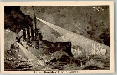 13169495 - sign. Thiele, Arthur Panzerschiff Deutschland - Verlag F.E.D. Serie