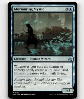 FOIL - MTG Murmuring Mystic 51 - Ravnica Remastered | eBay