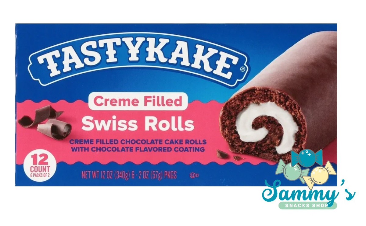 Tastykake Crème Filled Swiss Rolls Box