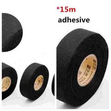 9-38mmX15M Electrical Harness Tape Wire Loom Cloth Noise Damping Heat Proof