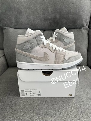 Nike Air Jordan Mid SE Particle Grey Size Womens with Receipt