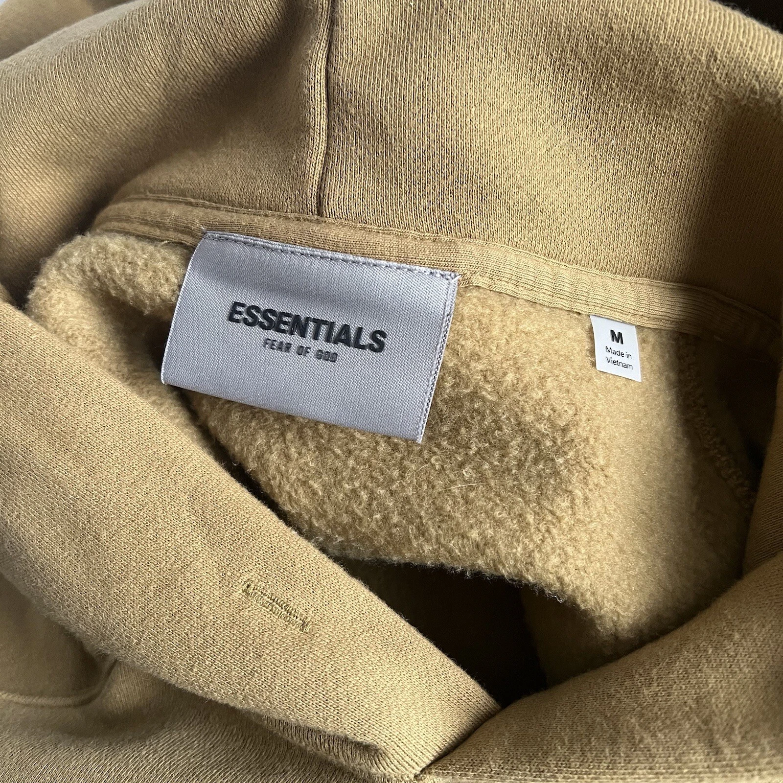 Felpa con cappuccio Fear Of God FOG Essentials Ambra Media