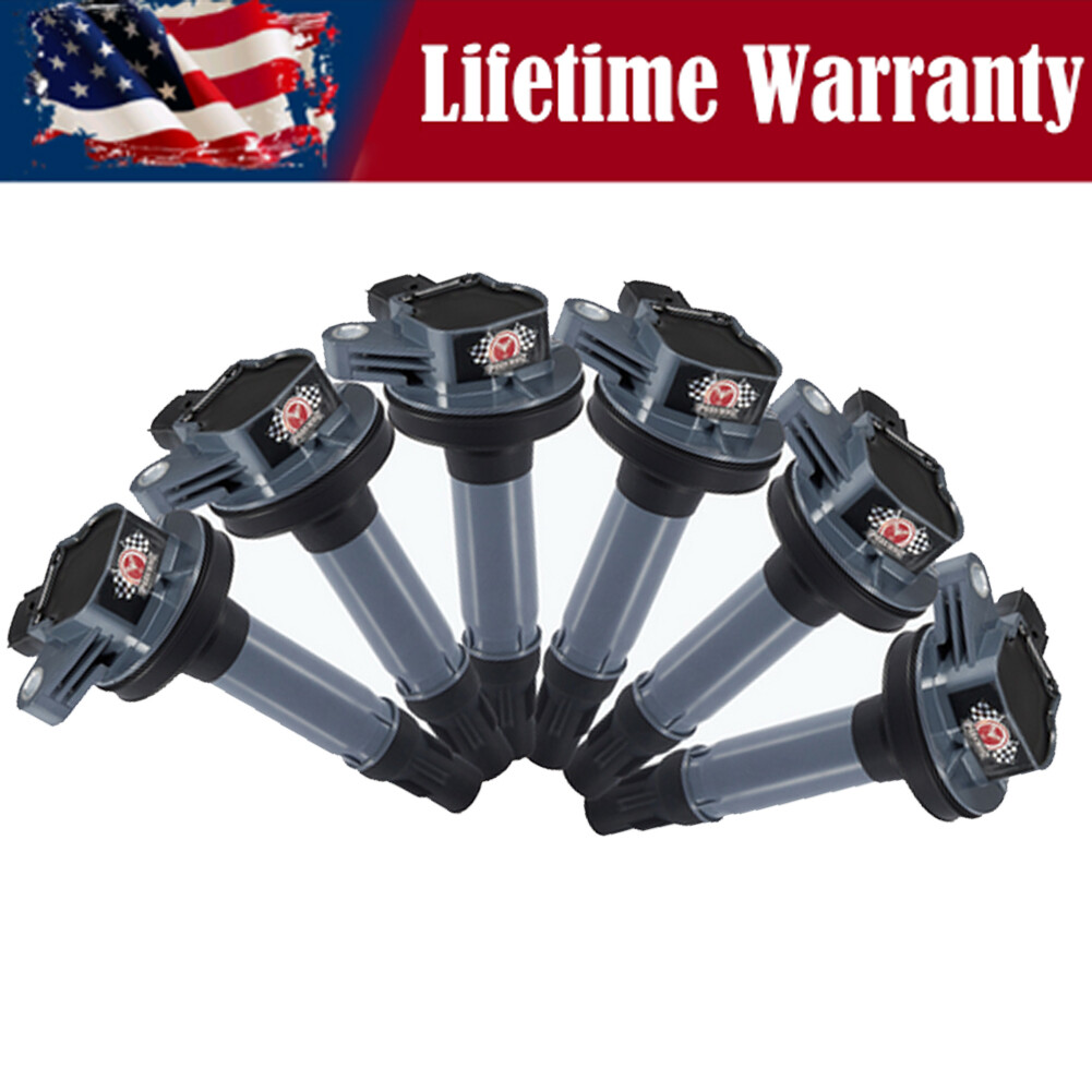 High Performance Ignition Coil Set for 2011-2017 Ford F150 3.5L 3.7L V6 - 6 Pack UF553