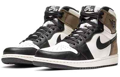 Nike Air Jordan 1 High OG ''Sail/Dark Mocha/Black'' 555088-105 Men's Authentic
