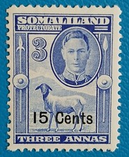 BRITISH COLONIES....Somaliland Protectorate....1951...Black Headed Somali Sheep
