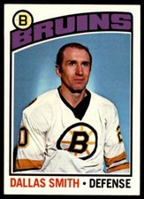 1976-77 Topps Dallas Smith Boston Bruins #105